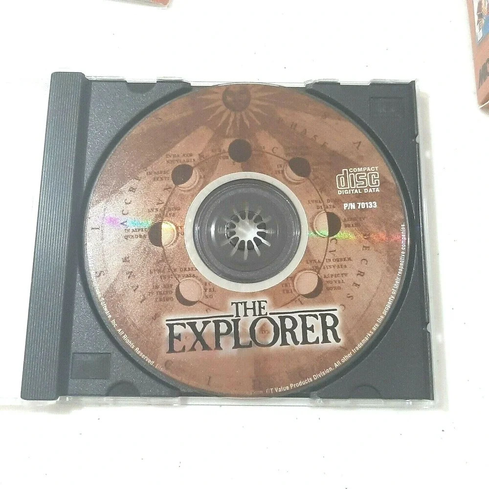Vintage 90s The Explorer Micro Prose PC‎ CD-ROM Video Game